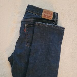 Levis 314 Shaping Straight Classic Blue Women's Jeans Denim Size 30 X 30